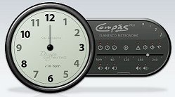 The compás clock metronome